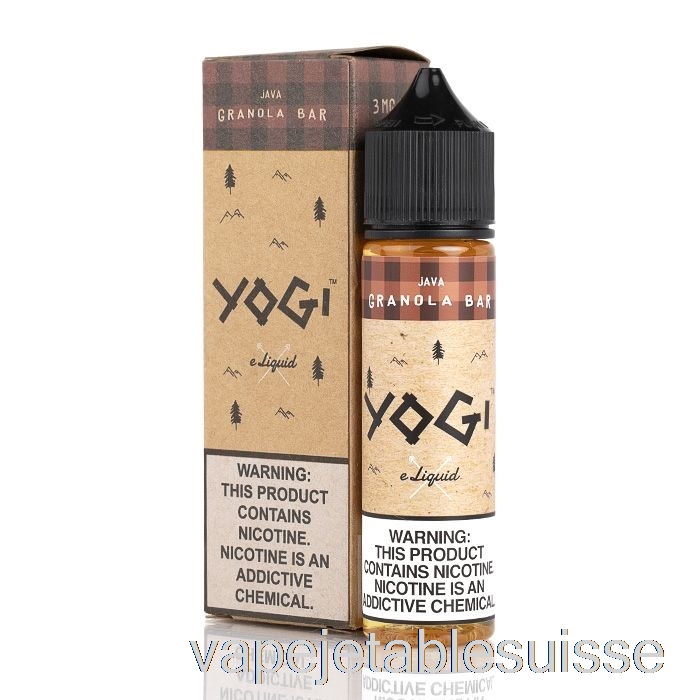 Vape Suisse Barre Granola Java - E-liquide Yogi - 60ml 3mg